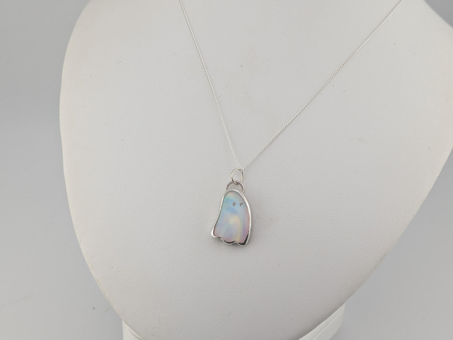 Aurora Opal Ghost Pendant