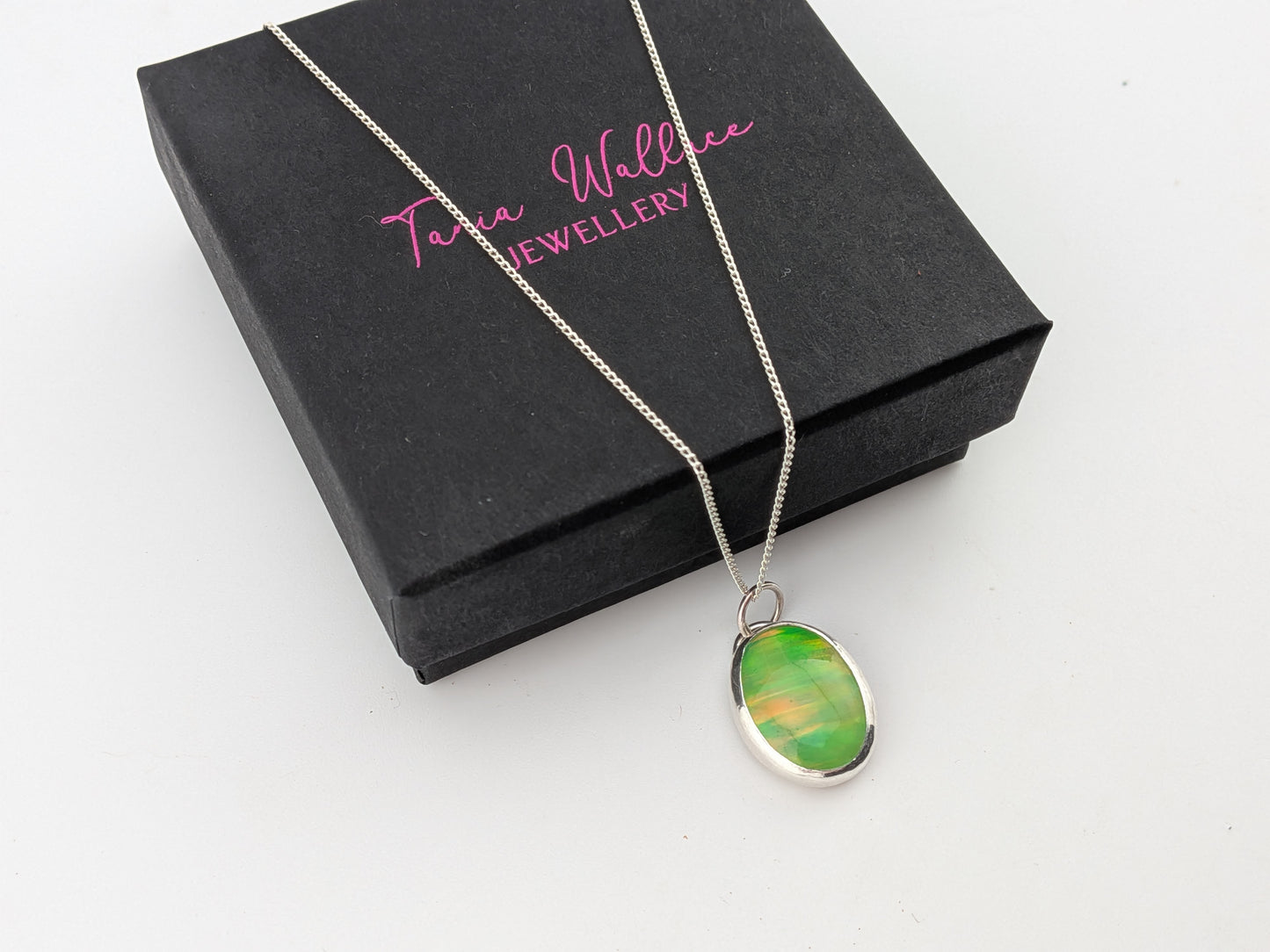 Juicy Green Bello Opal Pendant