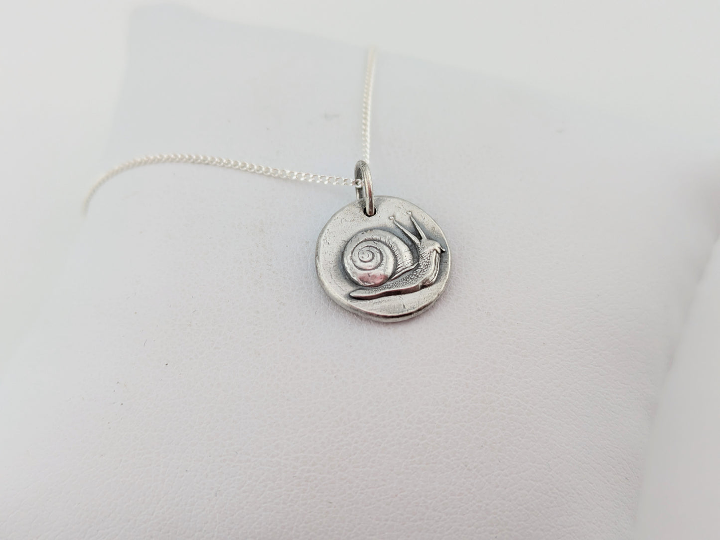 Sterling Silver Snail Pendant