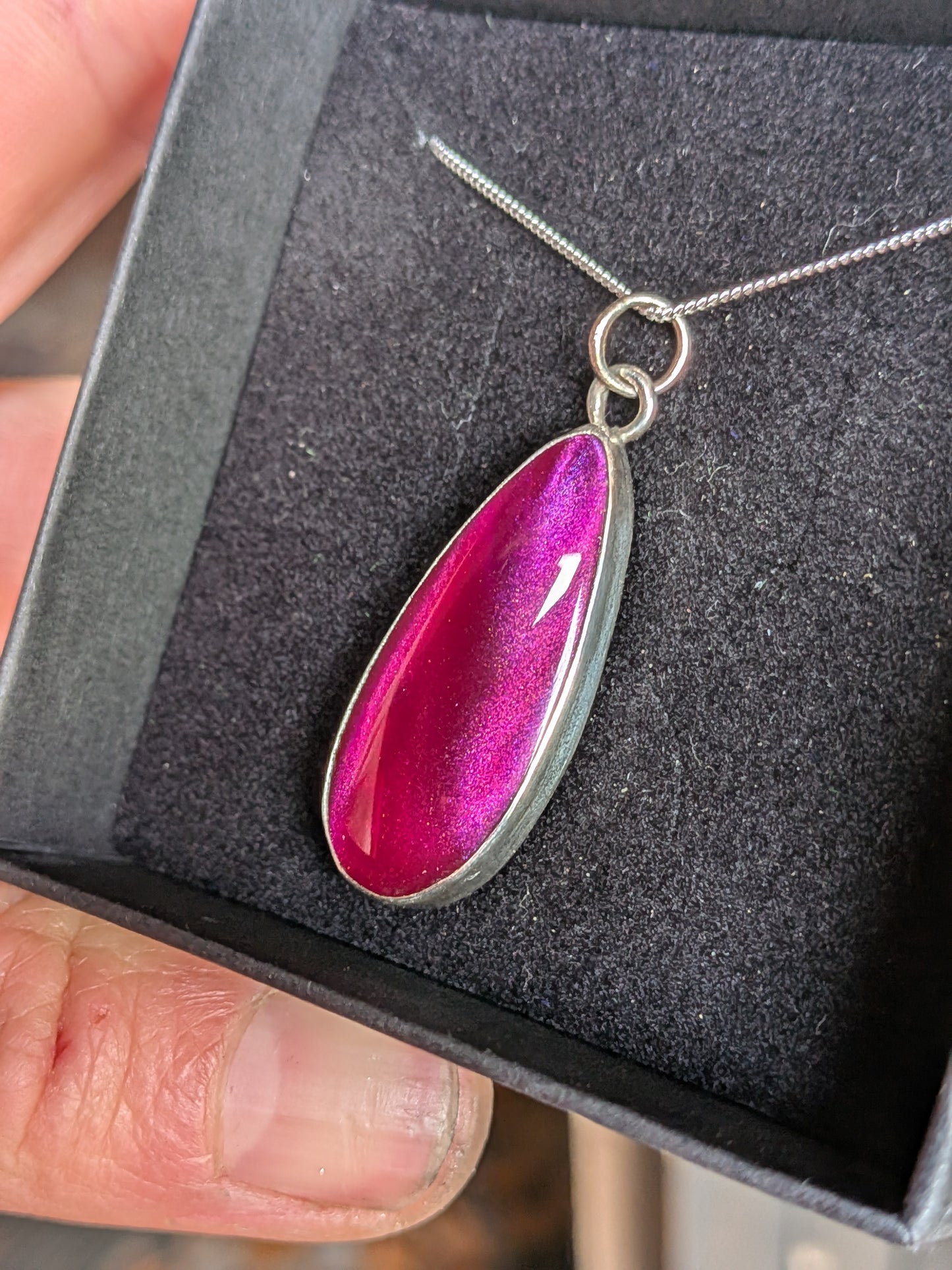 Teardrop Bowlerite Pendant