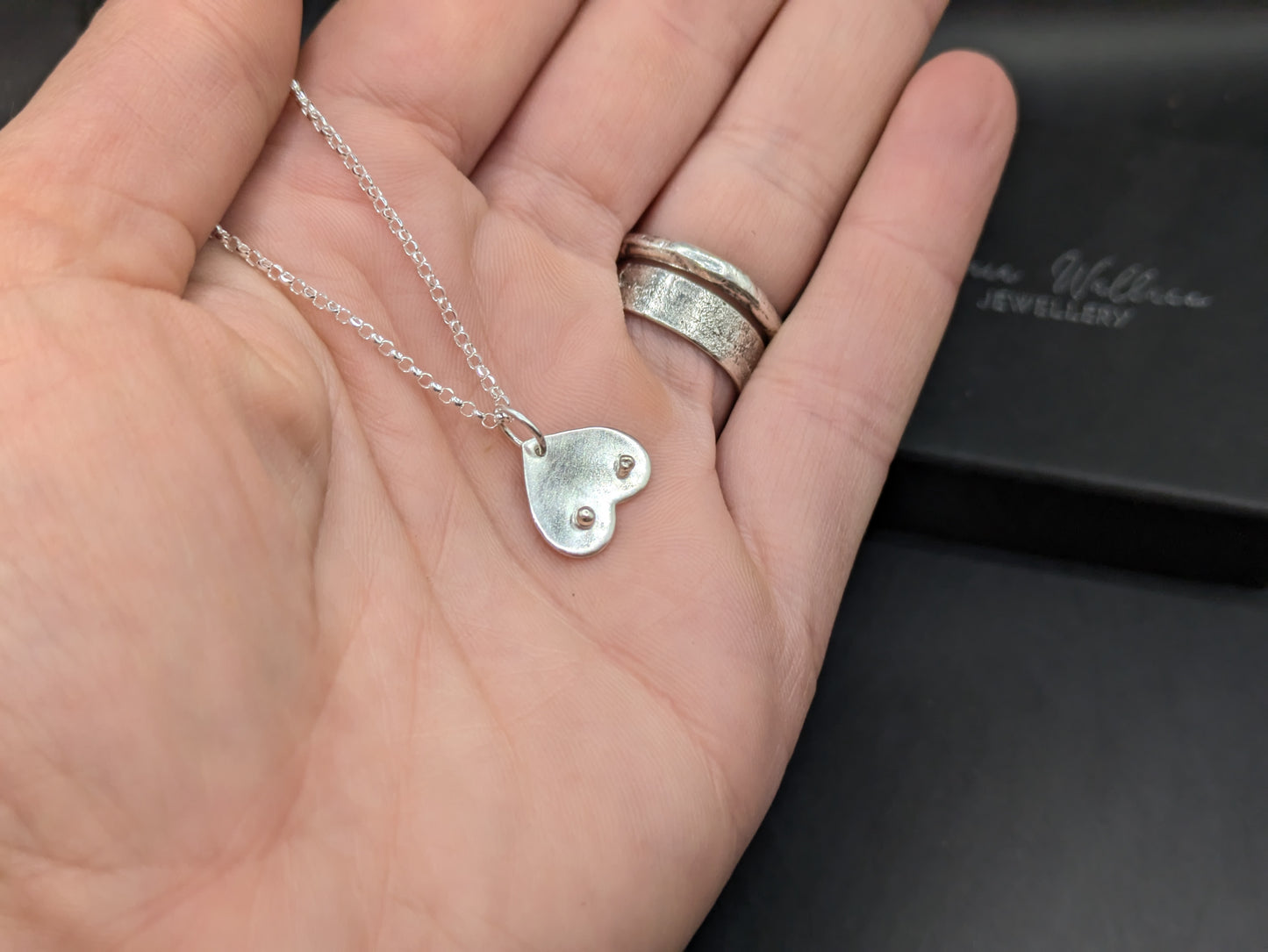 Silver Boob Necklace