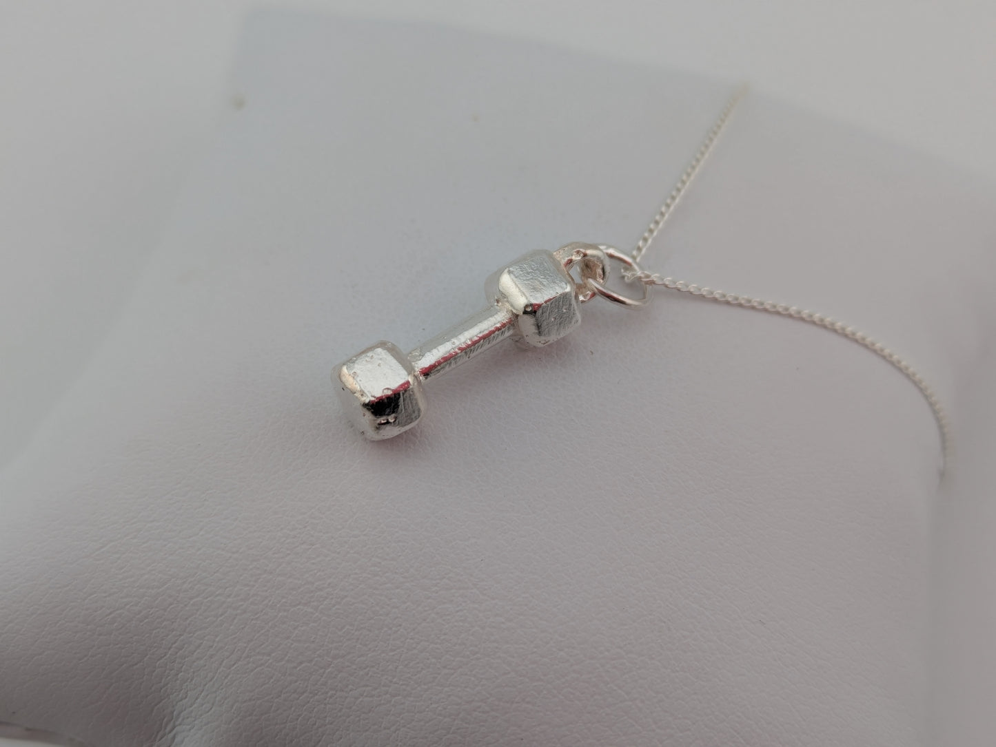 Mini Weight Sterling Silver Pendant