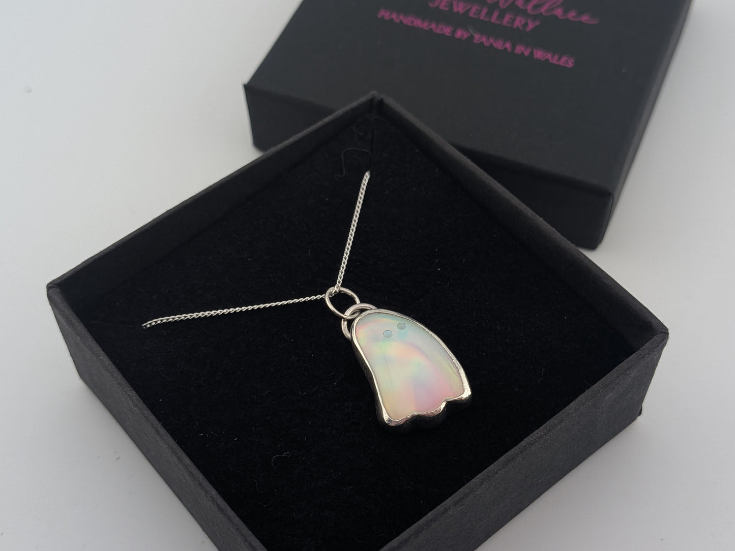 Aurora Opal Ghost Pendant