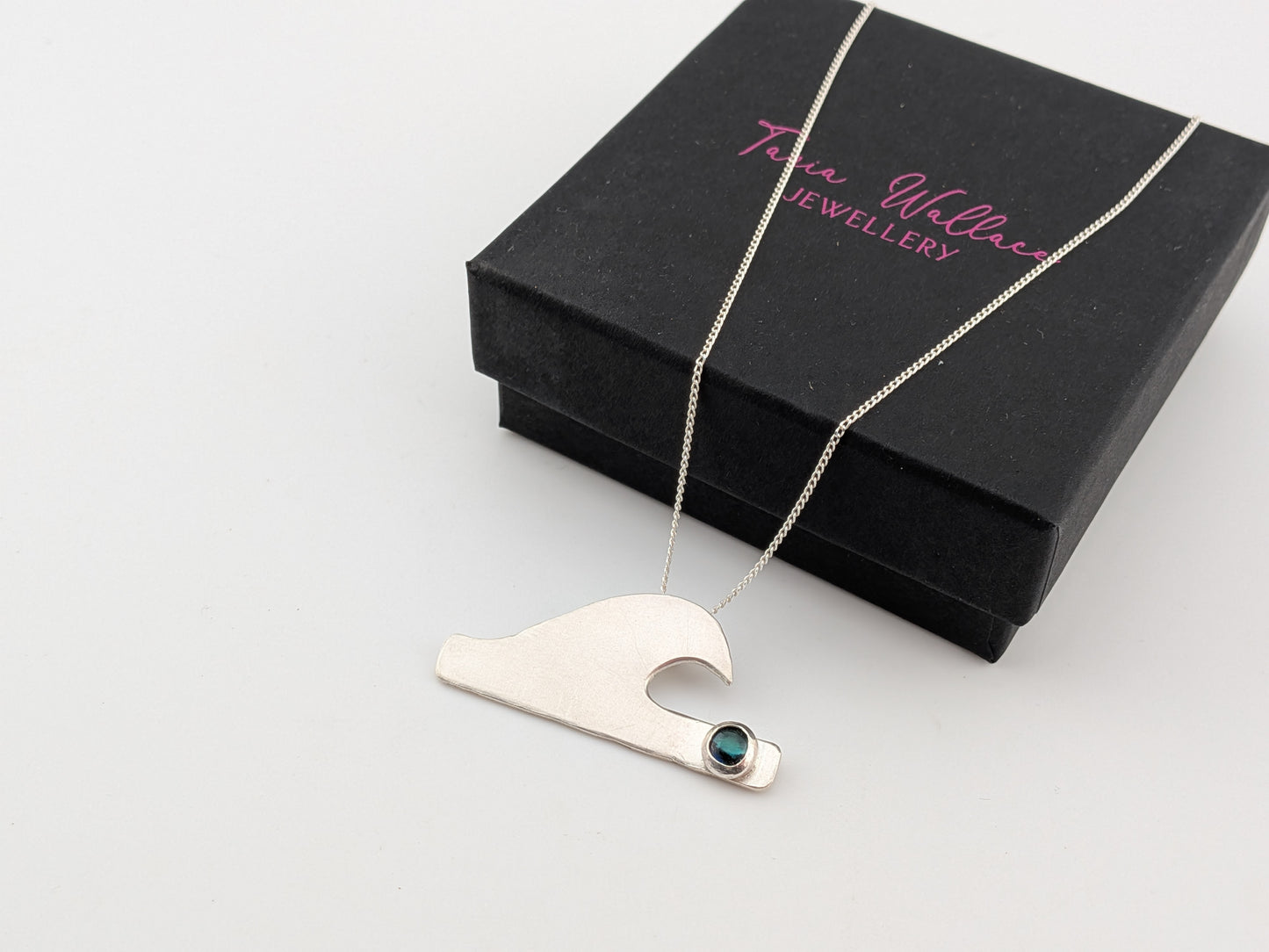 Silver Wave Pendant