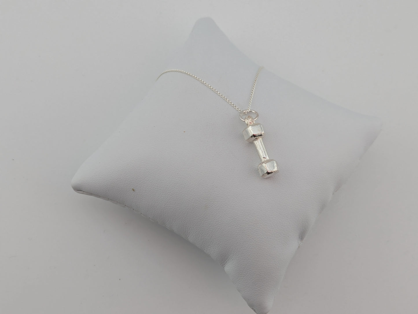 Mini Weight Sterling Silver Pendant