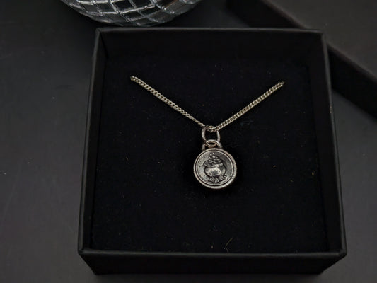 Bubbling Cauldron Pendant on Chain