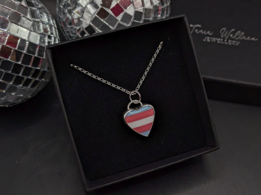 Trans Heart Pendant