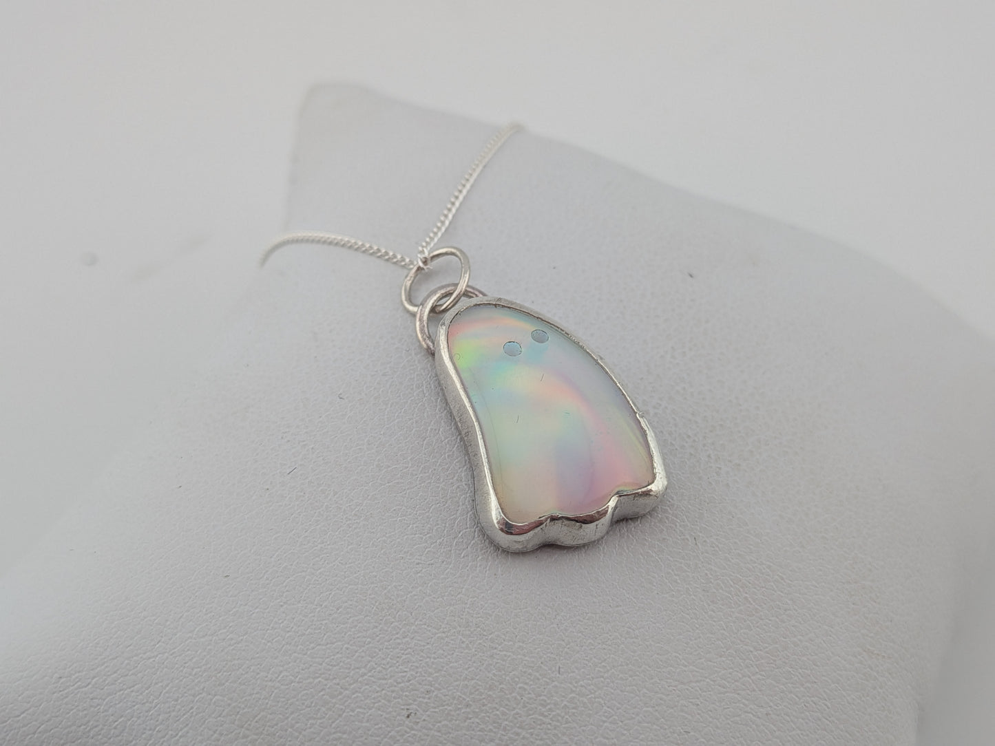 Aurora Opal Ghost Pendant
