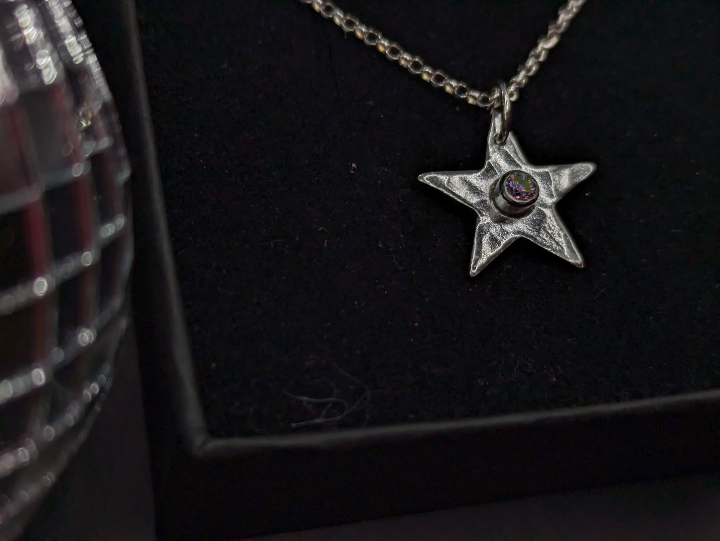 Cubic Zirconia Star Necklace