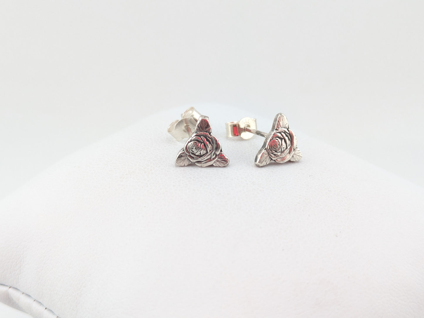 Rose and Leaf Studs