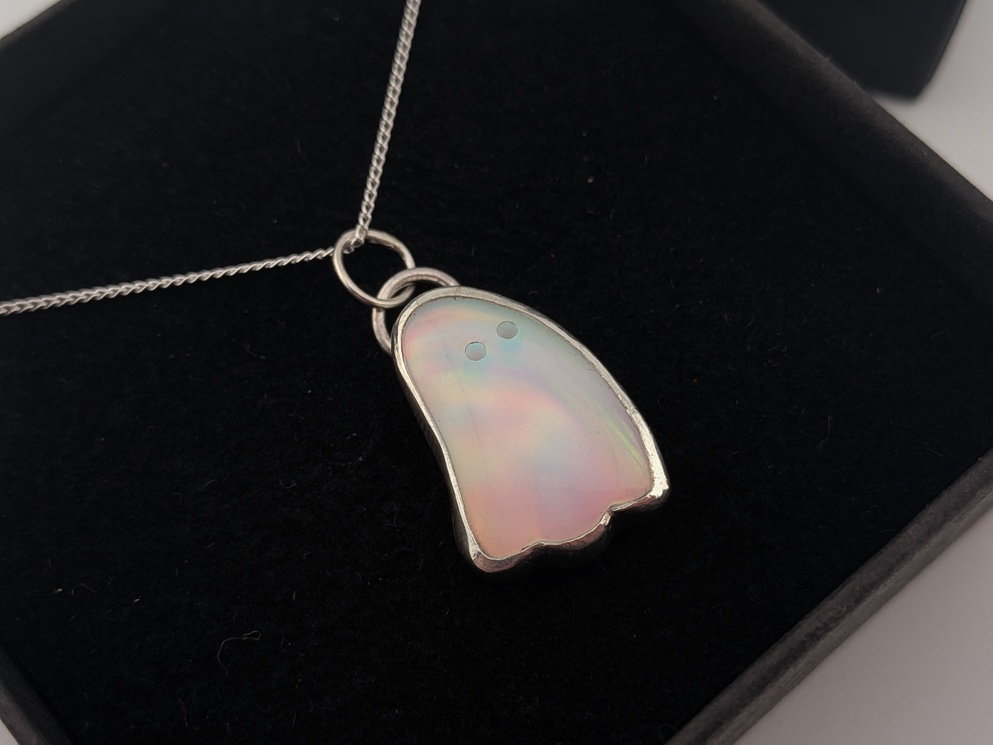 Aurora Opal Ghost Pendant