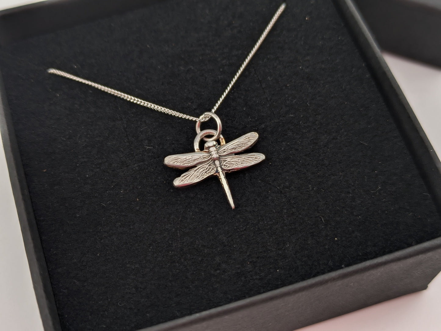 Sterling Silver Dragonfly Pendant