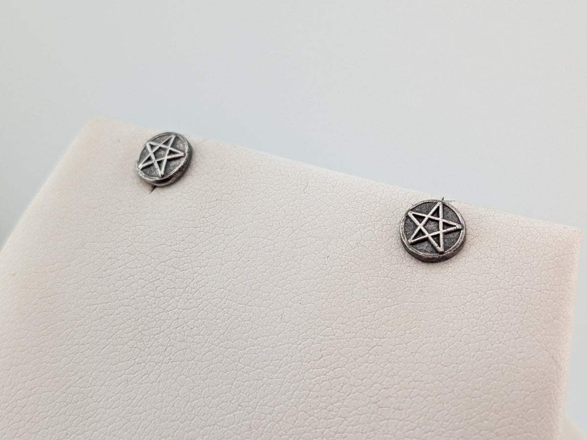 Mini Pentagram Studs