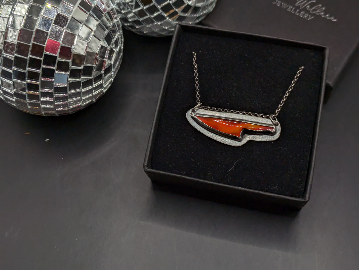 Aurora Opal Dagger Necklace