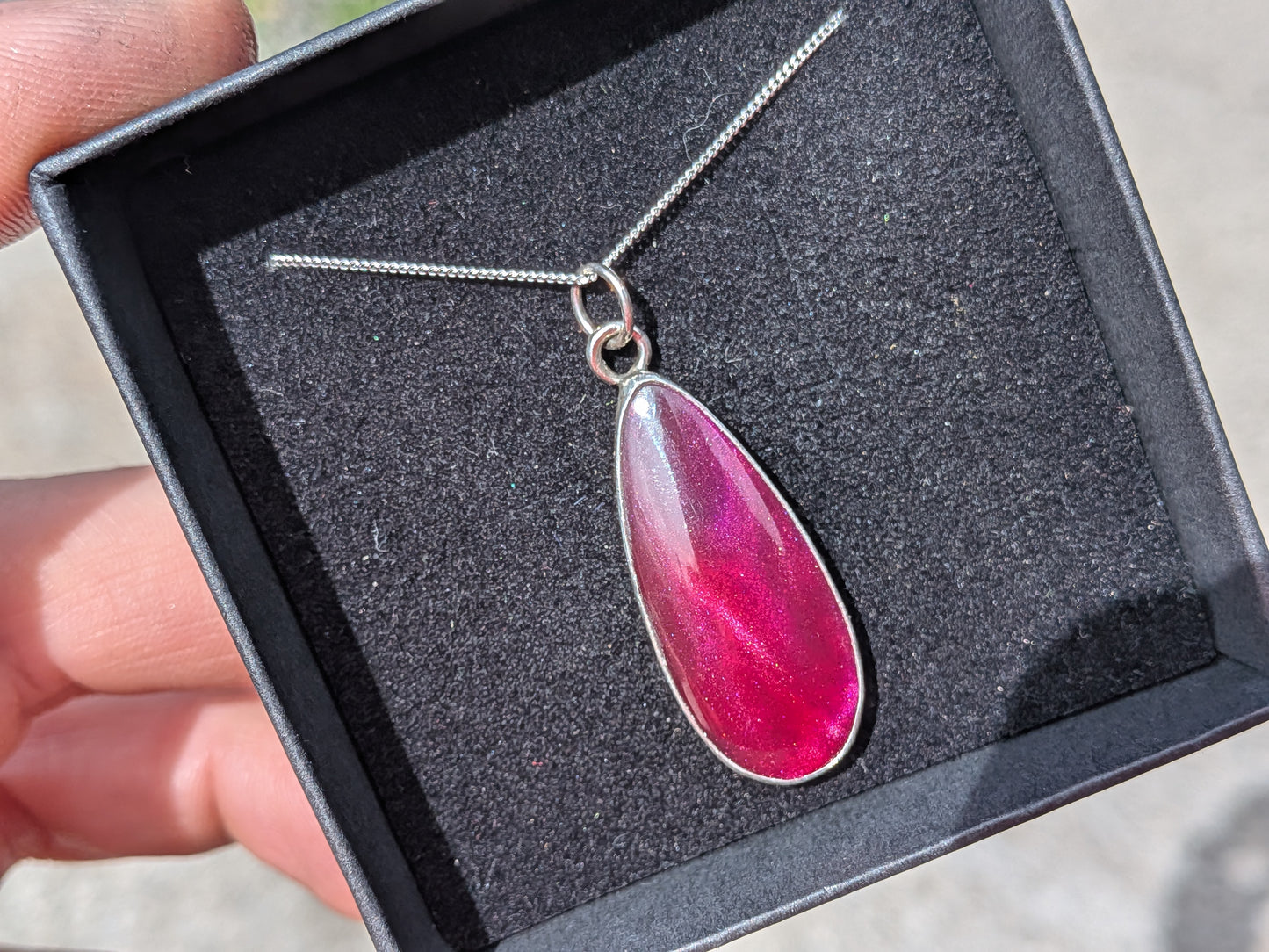 Teardrop Bowlerite Pendant
