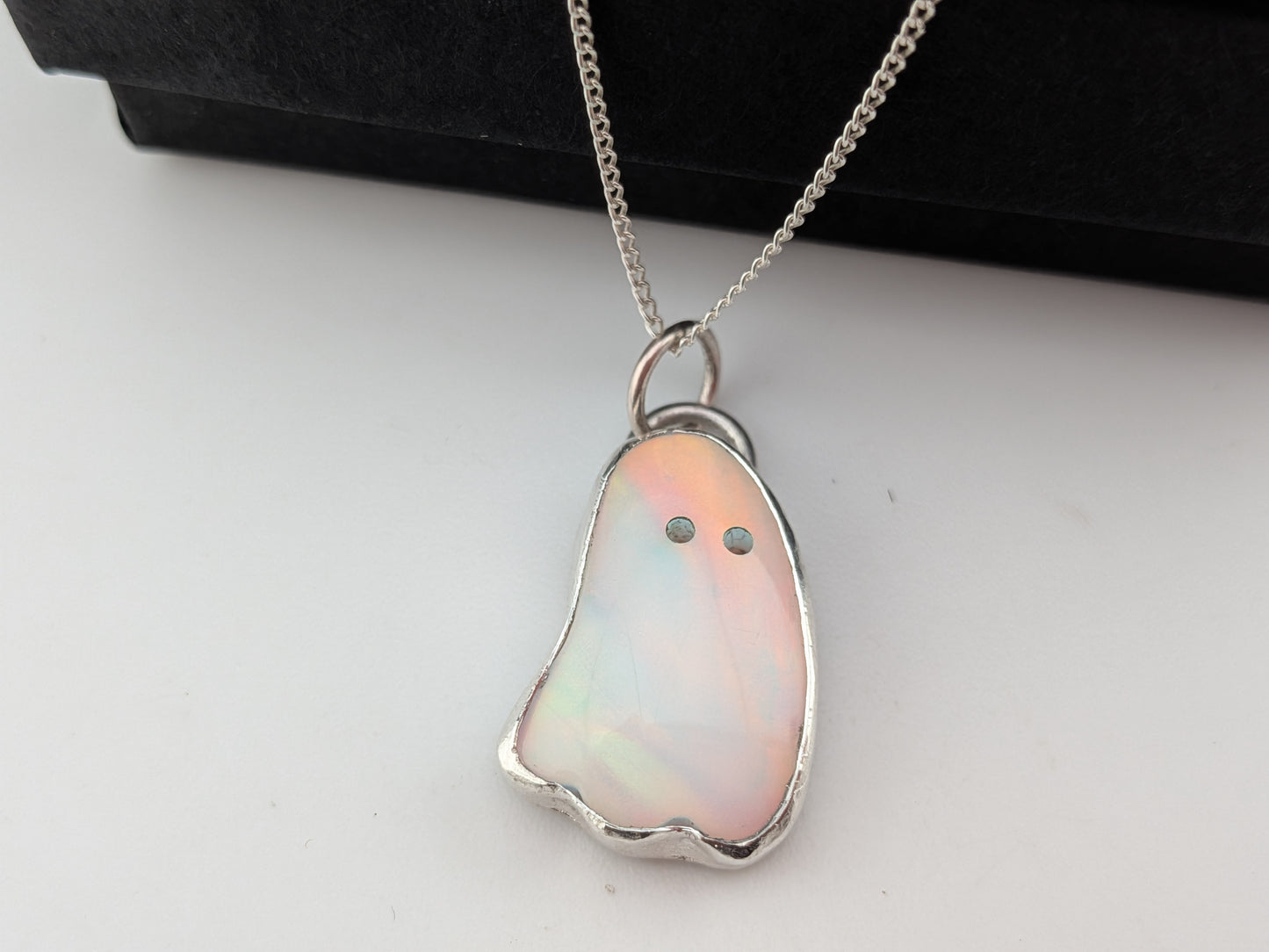 Aurora Opal Ghost Pendant