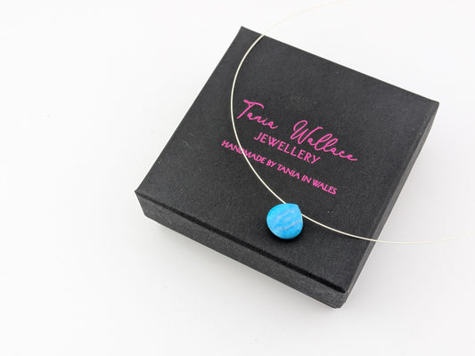 Blue Howlite Necklace