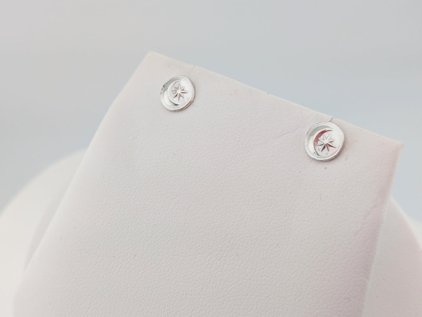 Moon and Star Studs
