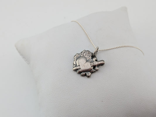 Heart and Dagger Pendant