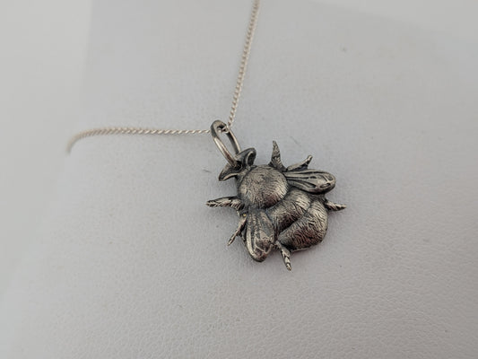 Sterling Silver Bee Pendant