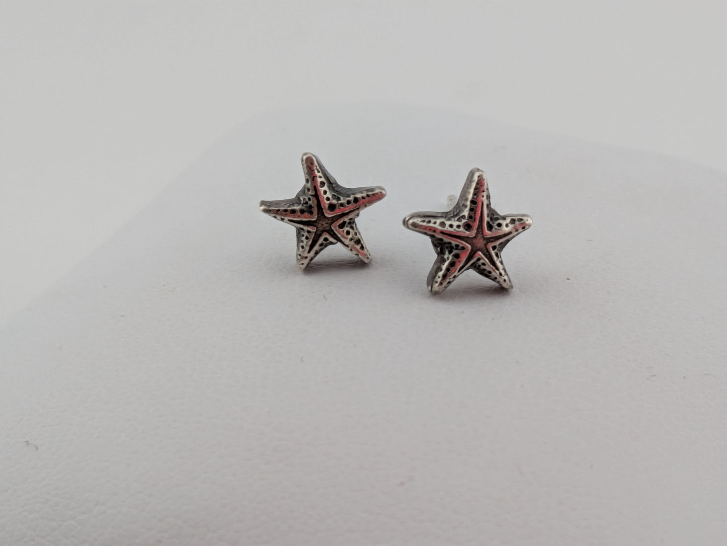 Sterling Silver Starfish Studs
