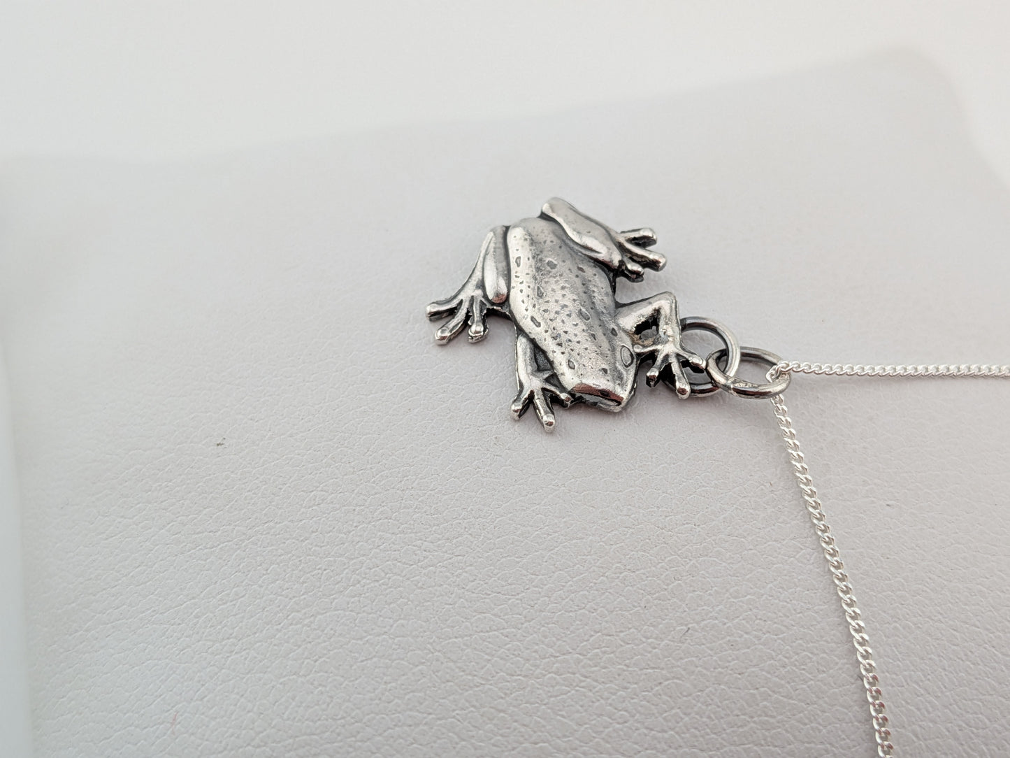Sterling Silver Frog Pendant