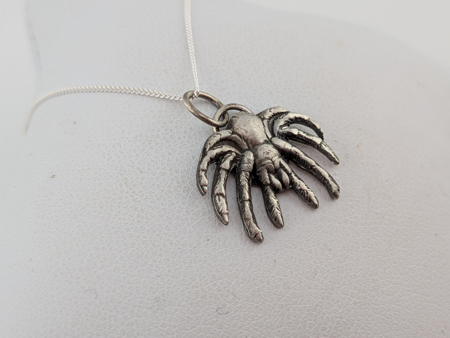 Sterling Silver Tarantula Spider Pendant