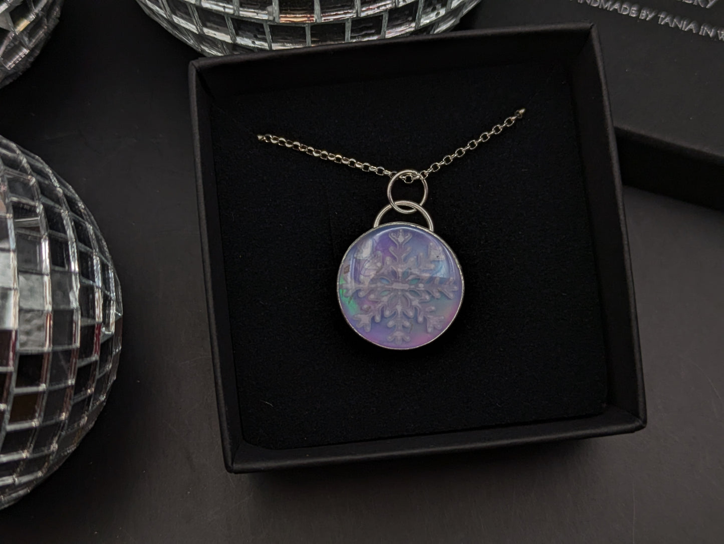 Aurora Opal Snowflake Pendant