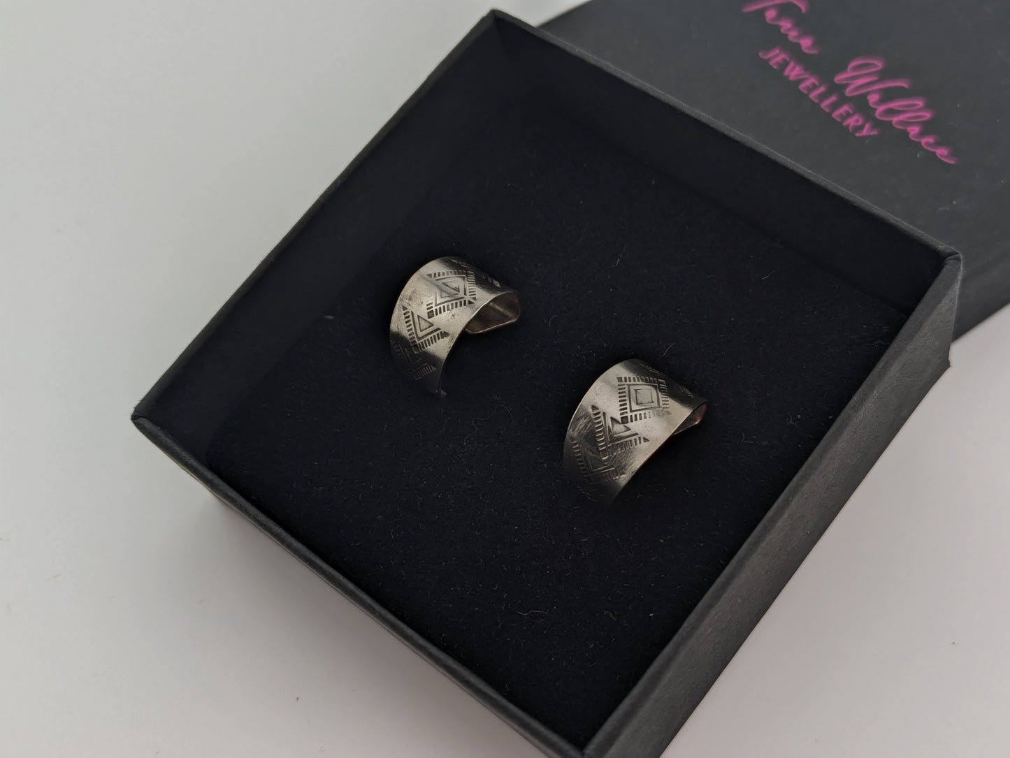 Sterling Silver Boho Hoops