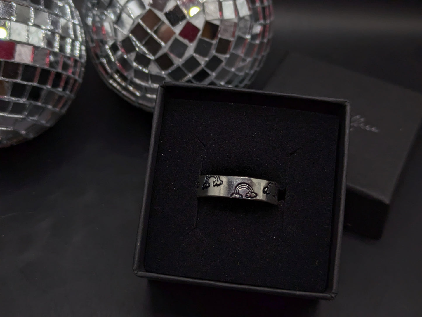 Rainbow Silver Ring