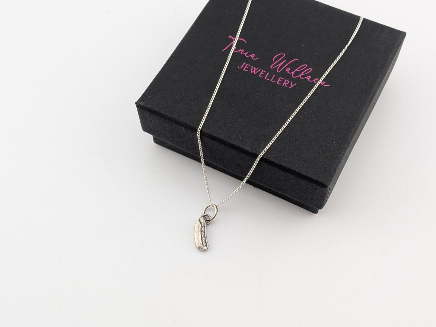 Sterling Silver Fast Food Pendant