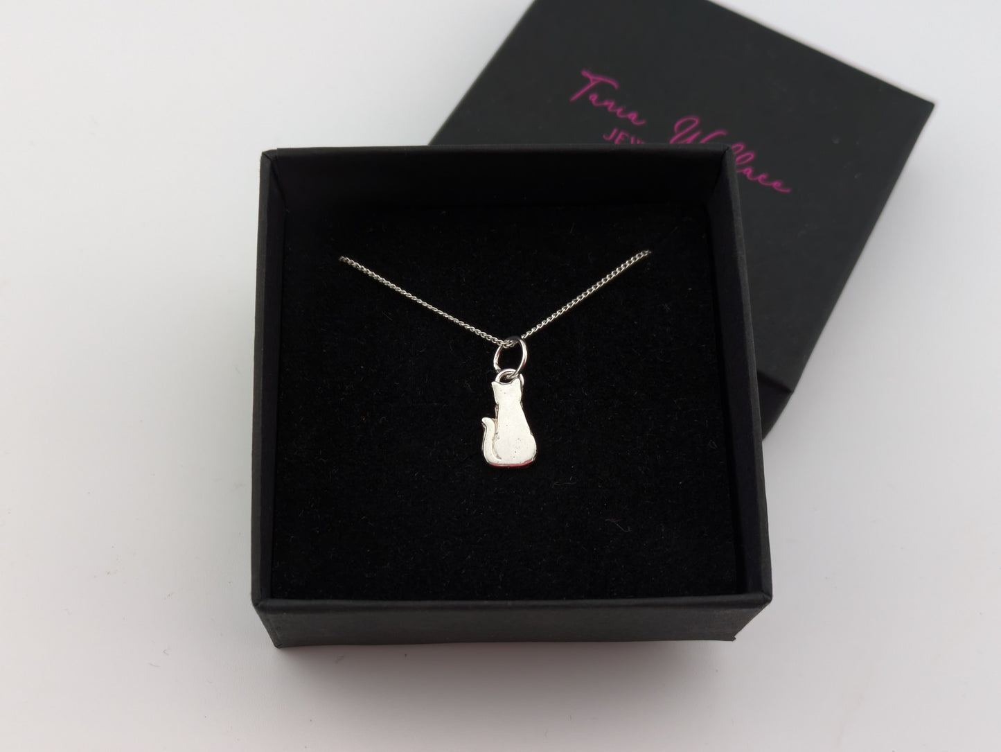 Sterling Silver Cat Pendant