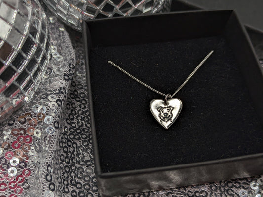 Terrier Heart Pendant