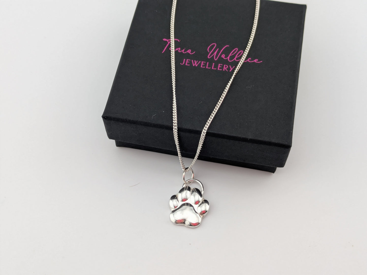 3D Paw Print Pendant