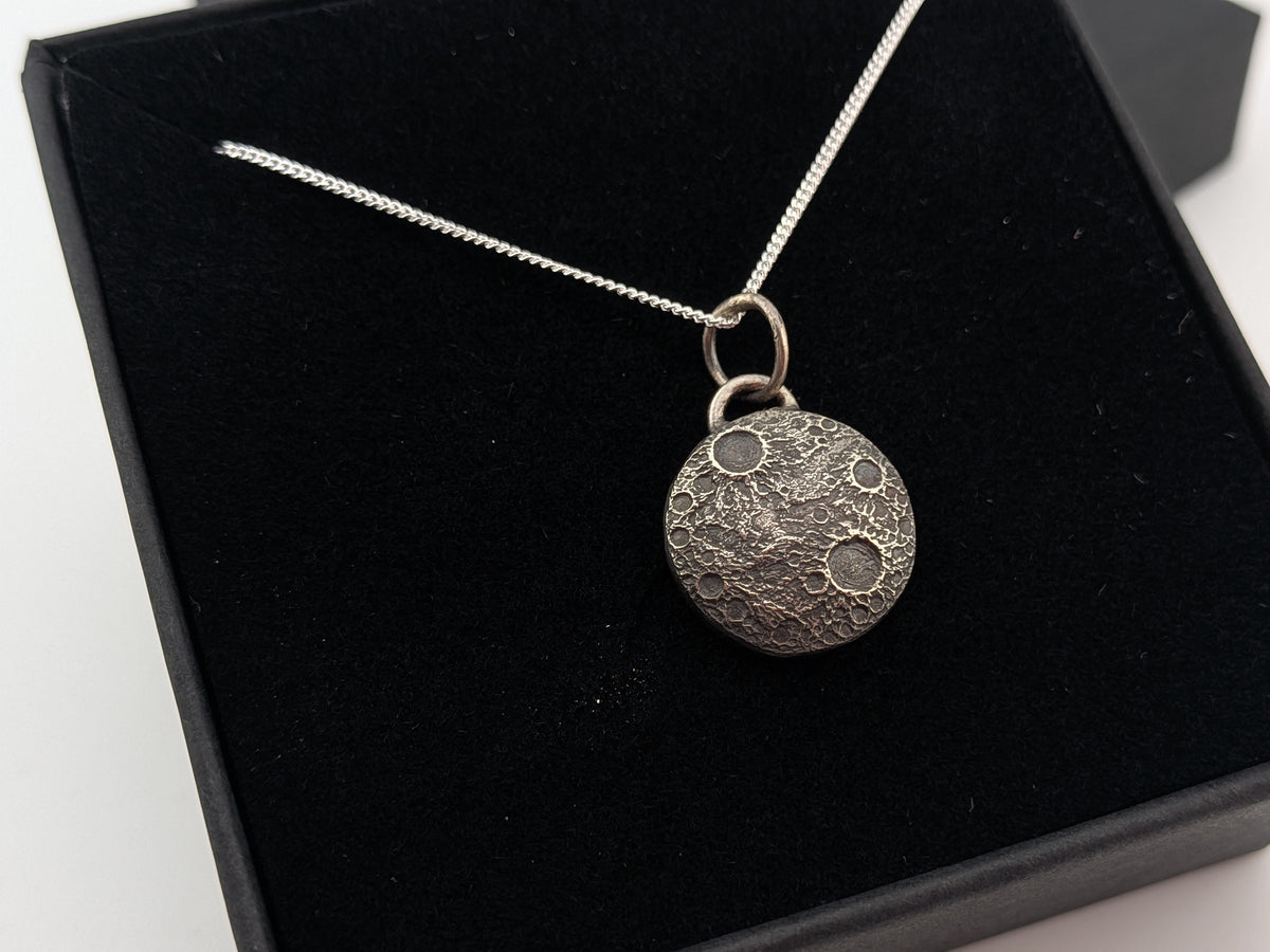 Cratered Moon Pendant