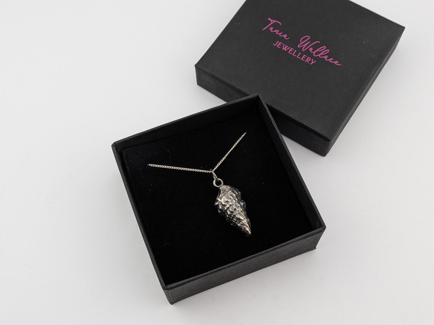 Sand Cast Shell Pendant *pre-order*