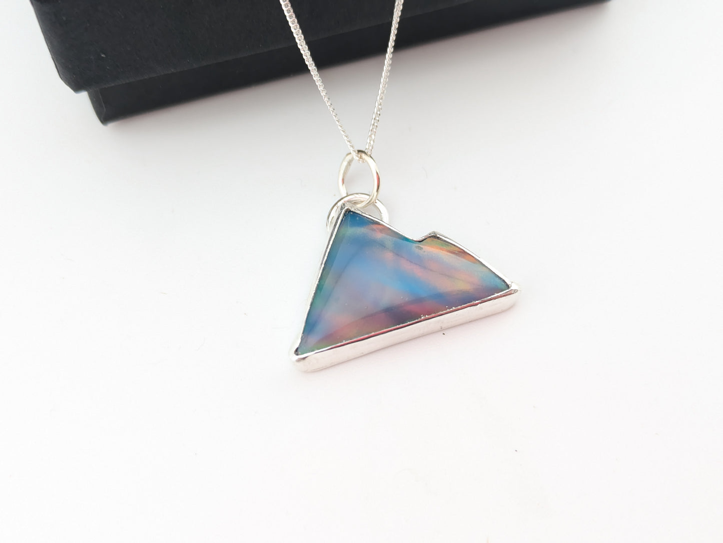 Aurora Opal Mountain Pendant