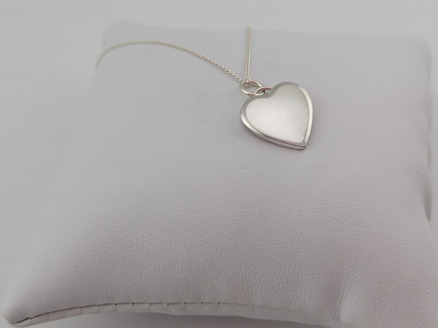 Smooth Heart Sterling Silver Pendant