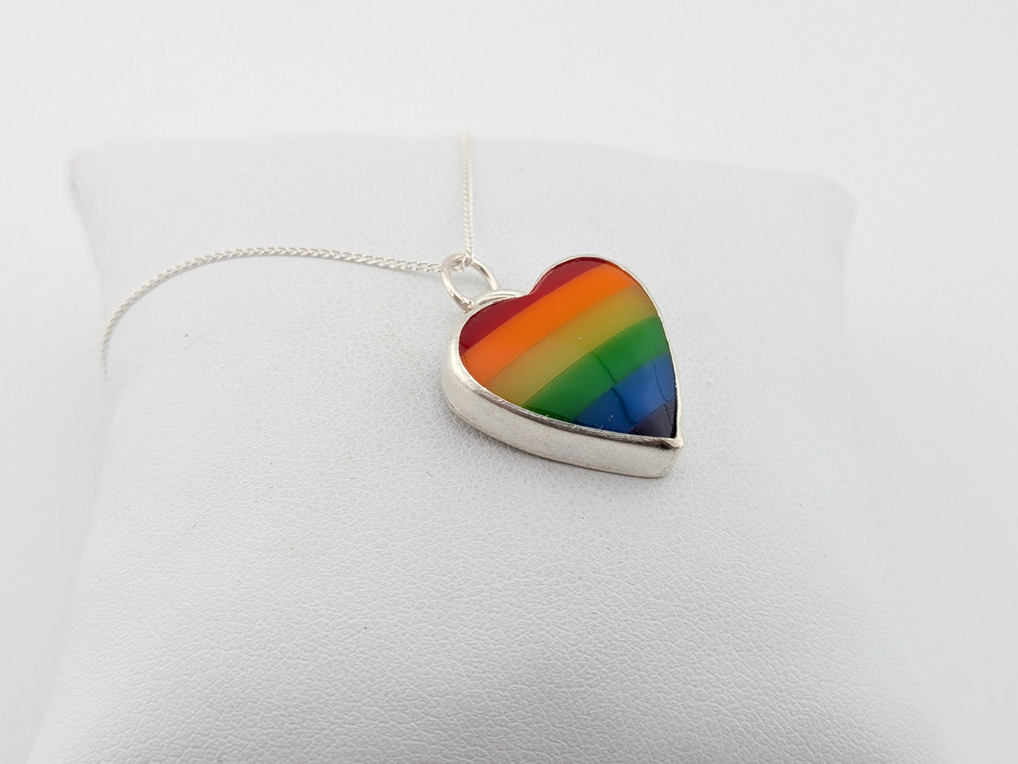 Rainbow Heart Pendant