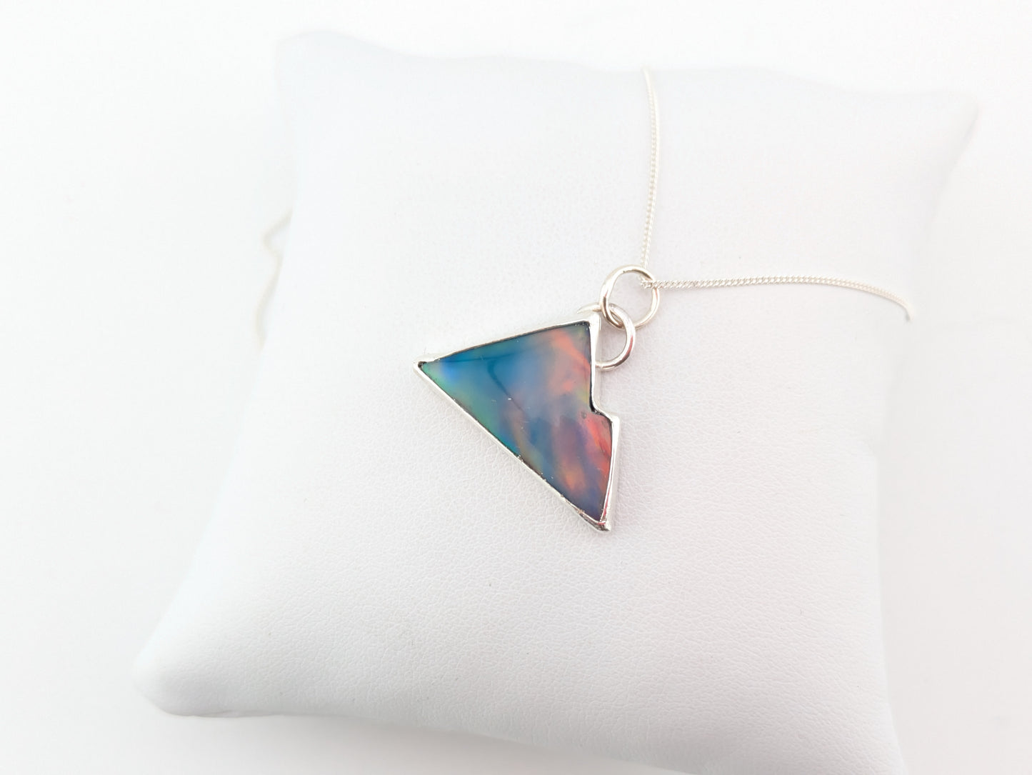 Aurora Opal Mountain Pendant