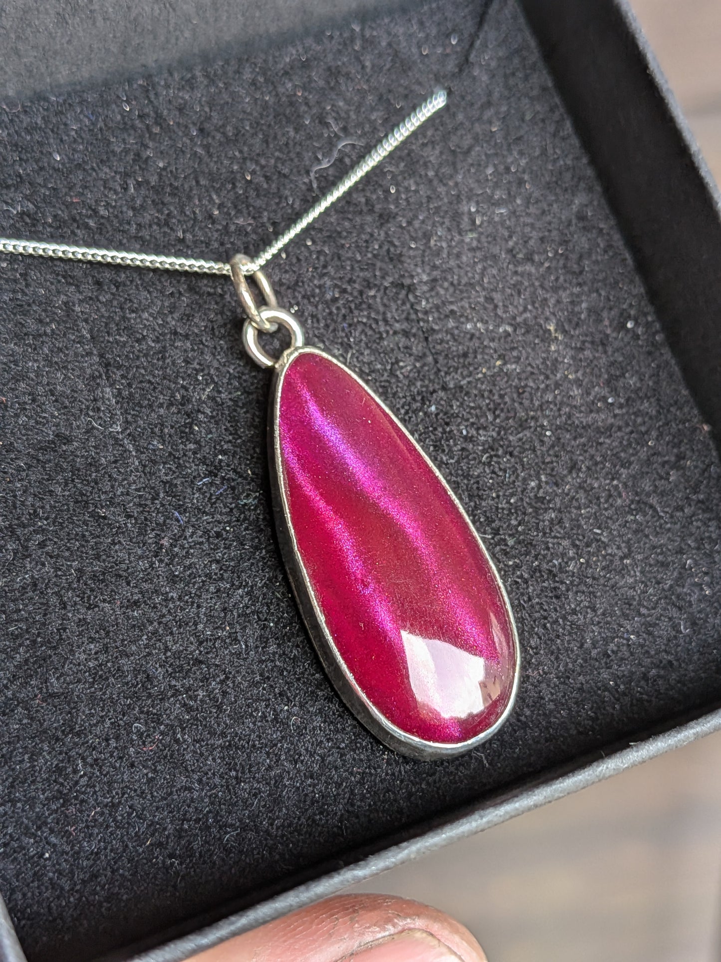 Teardrop Bowlerite Pendant