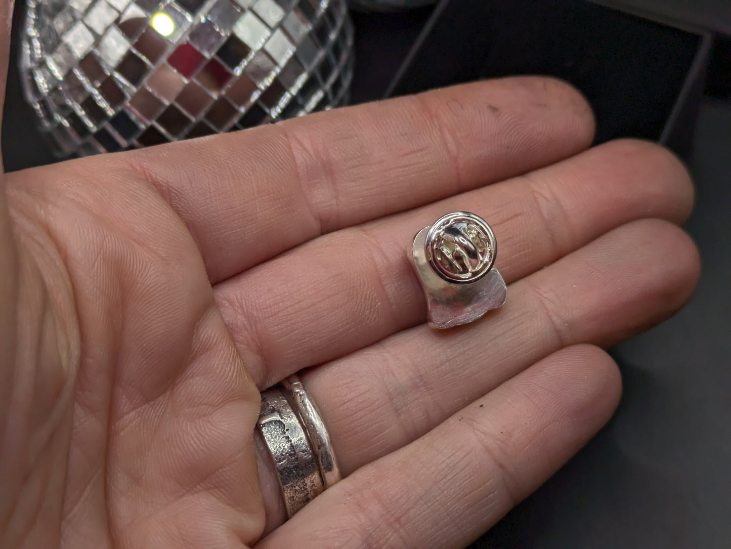 Pool Ball Trans Ghost Pin Badge