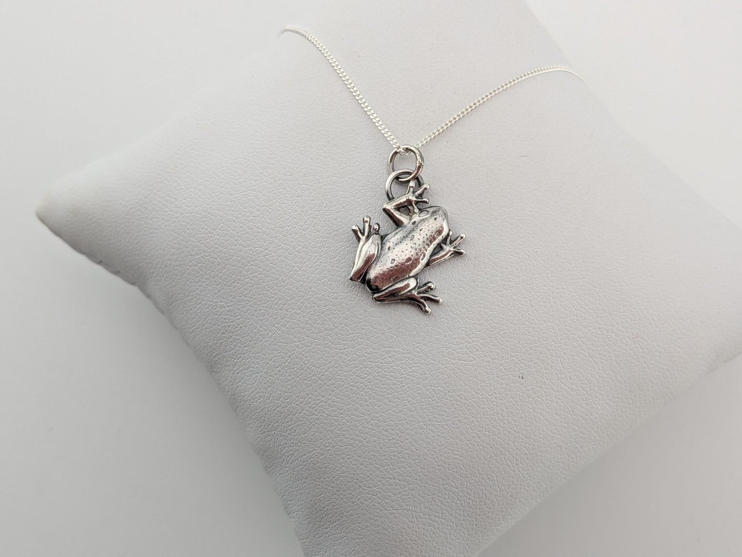 Sterling Silver Frog Pendant