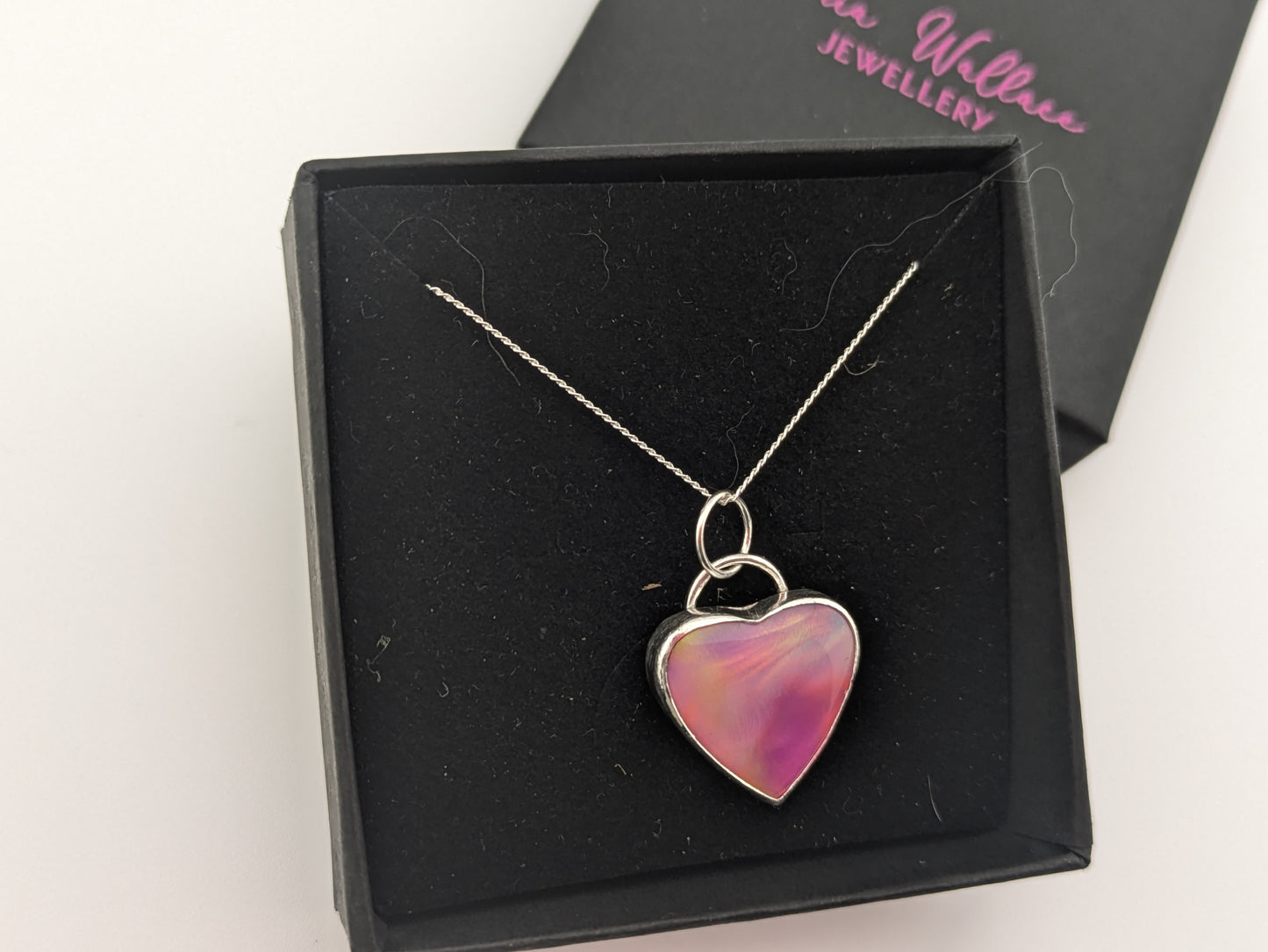 Aurora Opal Heart Pendant