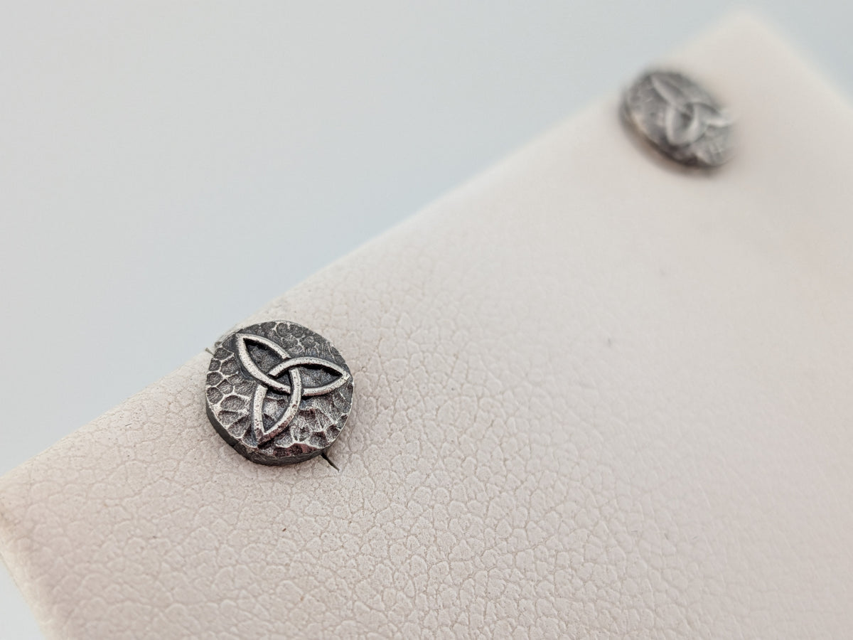 Mini Celtic Triquetra Studs