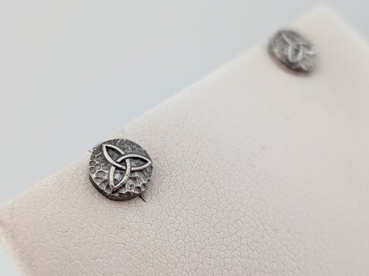 Mini Celtic Triquetra Studs