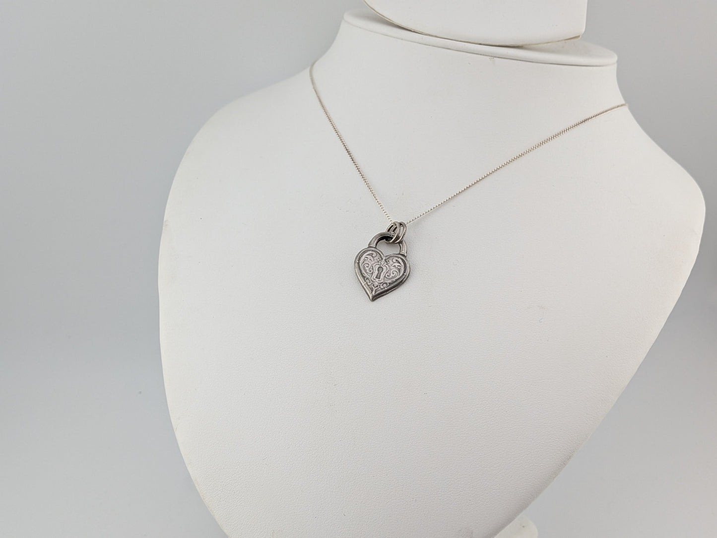 Heart Shaped Padlock Pendant