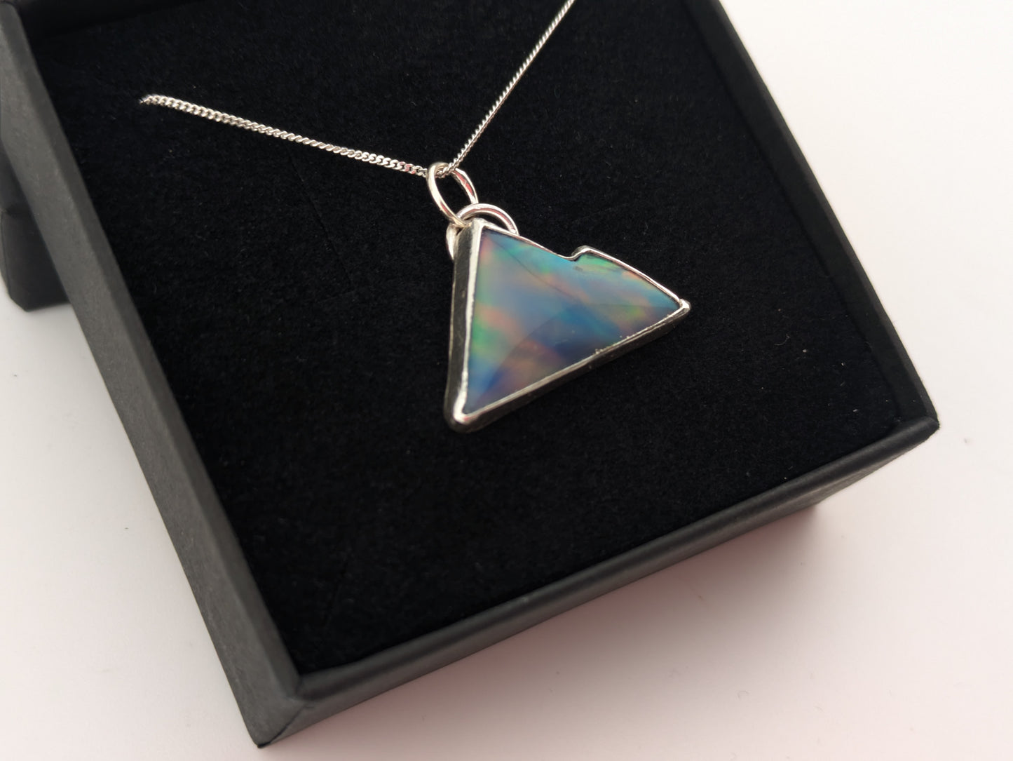 Aurora Opal Mountain Pendant
