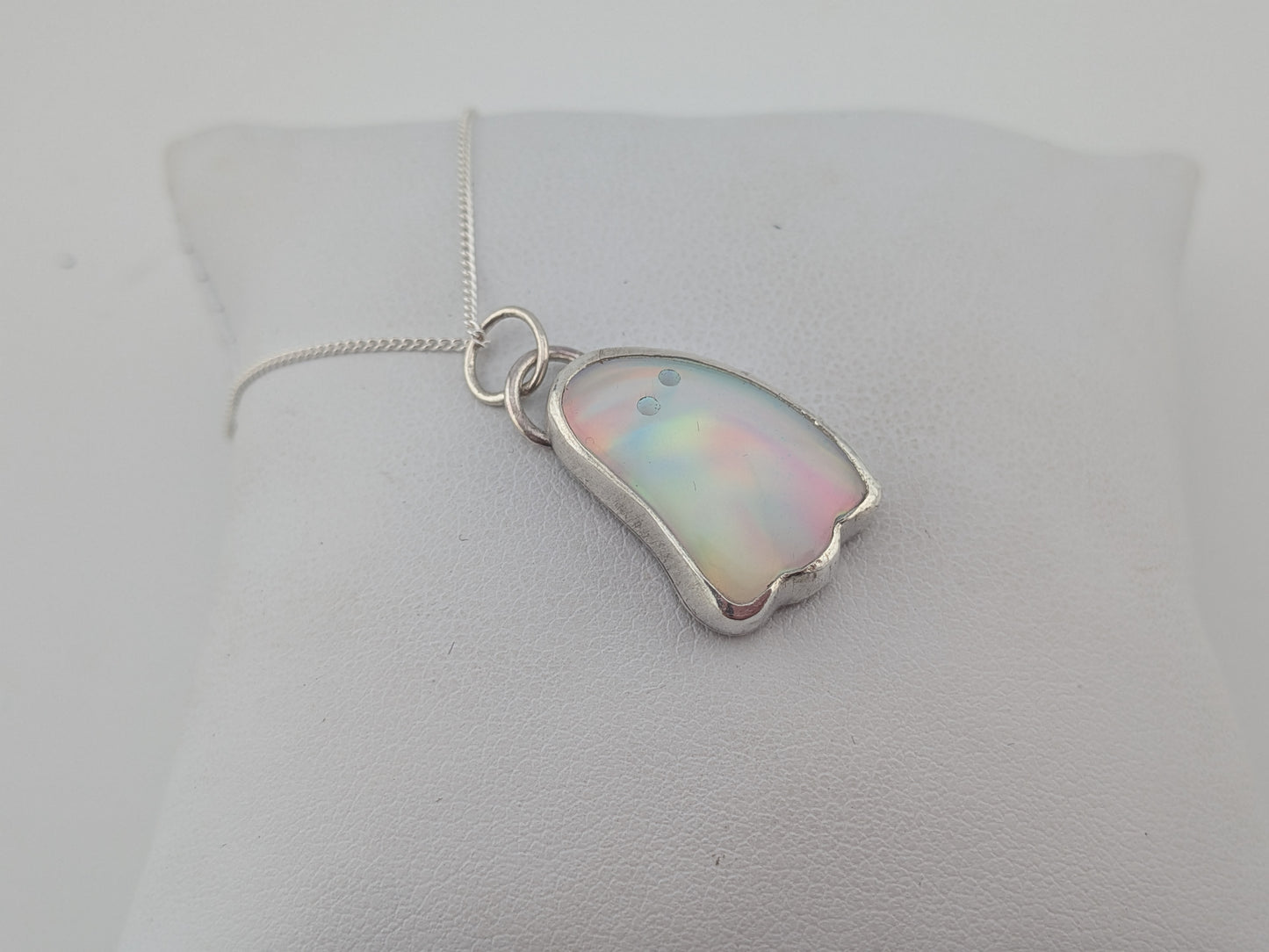 Aurora Opal Ghost Pendant