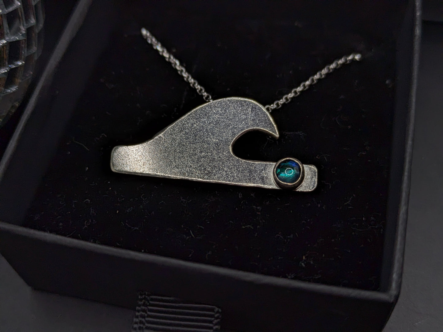 Silver Wave Pendant